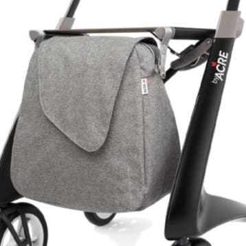 By ACRE CARBON rollator weekendtas - grijs, Diversen, Ophalen of Verzenden, Nieuw