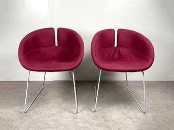 Moroso - Patricia Urquiola - Fauteuil - fjord - Staal,