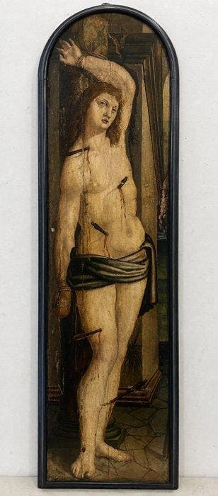 Scuola lombarda (XVI) - San Sebastiano martire, Antiek en Kunst