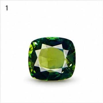 Zonder minimumprijs - 1 pcs Groen, Blauw Saffier - 1.81 ct -, Nieuw