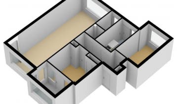 Te Huur 3 Kamer Appartement Troelstraweg In Dordrecht, Dordrecht, Direct bij eigenaar, Appartement, Zuid-Holland