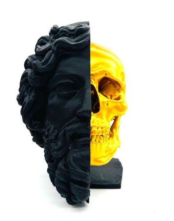 PYTHIA - Buste, Zeus vs Memento Mori II - 26 cm - Plastic -