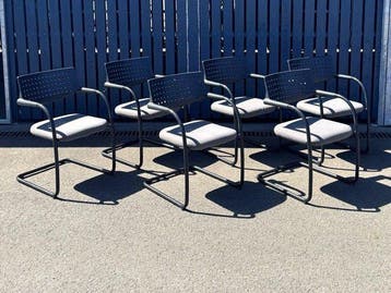 Vitra - Antonio Citterio - Stoel (6) - Visavis - Staal,