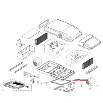 Telair Silent 7300H/7400H round rubber gasket, Nieuw