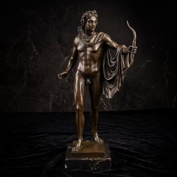 Beeld, Apollo Belvedere 61 cm / 14.7 kg - 61 cm - Brons,
