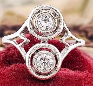 Ring Platina Diamant (Natuurlijk), Nieuw