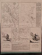 Polonia - Lotto di 19 stampe antiche, mappe, battaglie e, Boeken, Nieuw