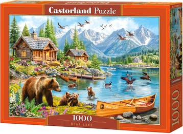 Bear Lake Puzzel (1000 stukjes) | Castorland - Puzzels, Hobby en Vrije tijd, Verzenden, Nieuw