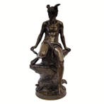 Eutrope Bouret (1833-1906) - sculptuur, Mercurio - 57 cm -