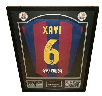 Barcelona - Spaanse voetbal competitie - Xavi - Voetbalshirt, Nieuw