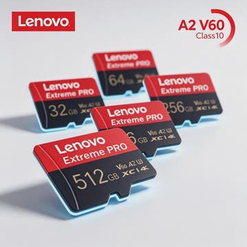 Lenovo Extreme PRO Micro SDXC Kaart 128GB/256GB/512GB U3 V60, Verzenden, Nieuw