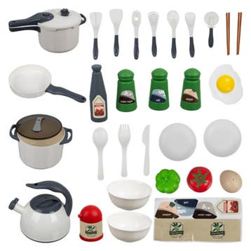 Kruzzel Keukenaccessoireset 32-delig – speelgoed kookset.., Ophalen of Verzenden, Nieuw