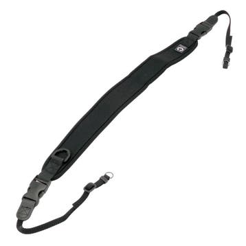 Caruba Camera Neckstrap Comfort + Quick release - Zwart, Ophalen of Verzenden, Nieuw