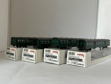 Märklin H0 - 43546 - Modeltrein personenwagonset (4) - 4, Hobby en Vrije tijd, Nieuw