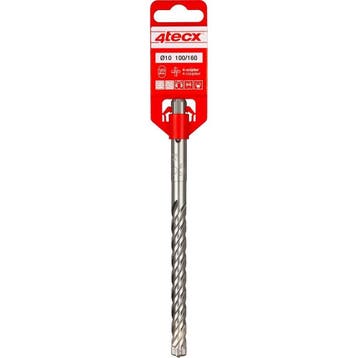 OUTLET 4tecx SDS+ hamerboor 4 snijder 5,0 x 100/160mm, Ophalen of Verzenden, Nieuw