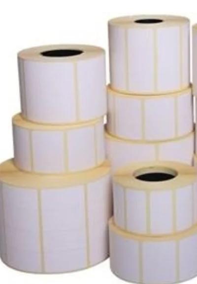 Etiket/label papier MC wit 40mm x 70mm permanente lijm, Zakelijke goederen, Partijgoederen en Retail | Verpakking en Verzending
