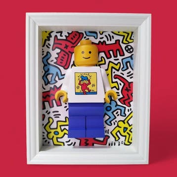 BADFACE (XXI) - Tribute to Lego Keith Haring Edition, Antiek en Kunst