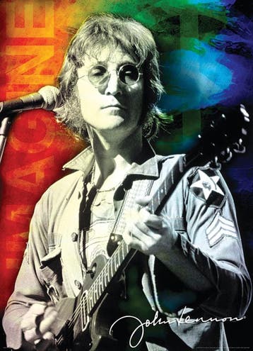 John Lennon live in New York 1000 stukjes (Puzzels), Ophalen of Verzenden, Nieuw, Overige typen