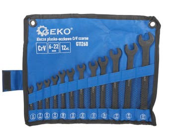 Steekring Sleutel Set - 12 Dlg - 6 T/m 22 Mm - Steek Ringsle, Ophalen of Verzenden, Nieuw