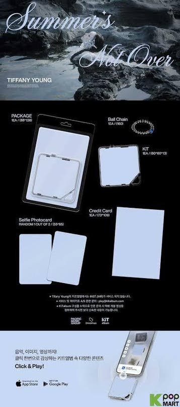 kpop merchandise - Tiffany Young - Summers not over (acc..., Verzenden, Zo goed als nieuw