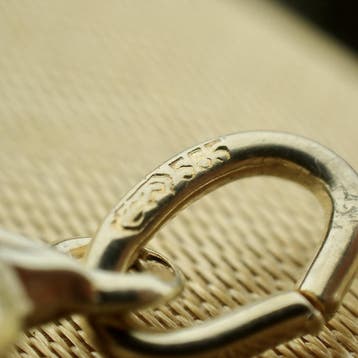 Gouden hanger van een paard (Hanger of bedel), Ophalen of Verzenden, Gebruikt, Goud, Overige merken