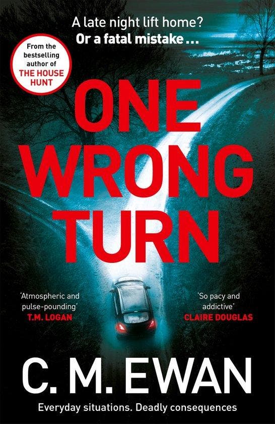 One Wrong Turn 9781035042944 C. M. Ewan, Boeken, Taal | Engels, Zo goed als nieuw, Verzenden