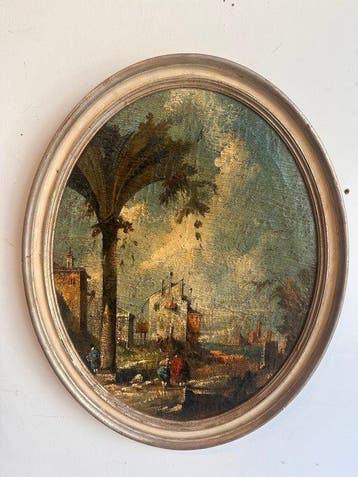 Lijst - Hout, Canvas - Antica