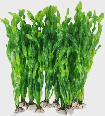 Set van 10 Kunststof Aquariumplanten - Levendige Decoratie v, Verzenden, Nieuw