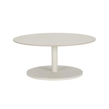Lago Cisano koffietafel latte-greige 60Ø cm - bijzettafel, Nieuw