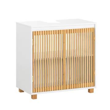 Wastafel Onderkast Badkamer 60×60×33 cm met Deuren, Huis en Inrichting, Verzenden, Nieuw