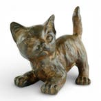Pierre Chenet (XX-XXI) - sculptuur, Adorable Kitten - 8 cm -