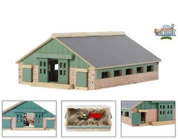 Kids GLOBE houten loopstal boerderi van €22,99 voor €18,39, Ophalen of Verzenden, Nieuw