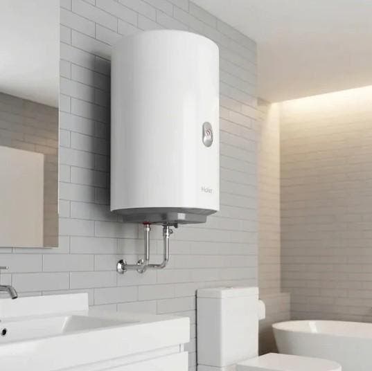 Haier 80 liter elektrische boiler - Nieuw - Gratis Levering, Doe-het-zelf en Verbouw, Geisers en Boilers, 20 tot 100 liter, Terugslagbeveiliging (TTB)