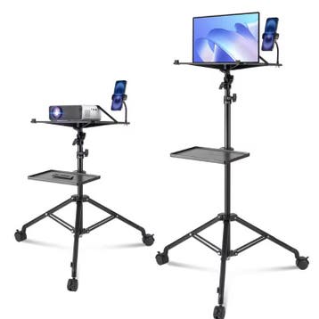 Projector Standaard Statief met Tray Telefoonhouder, Verzenden, Nieuw