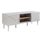 Tv-meubel Starvili 120x40x45 cm beige [en.casa], Huis en Inrichting, Kasten | Dressoirs, Verzenden, Nieuw