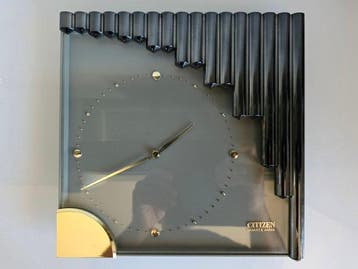 Wandklok - Vintage Citizen, Japan Q70100 – - Composiet -