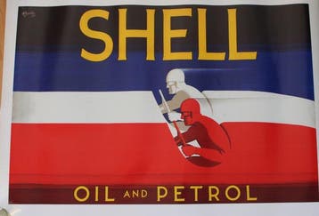 H. Harrigan - SHELL Oil and Petrol- Modern Reprint - Shell, Antiek en Kunst