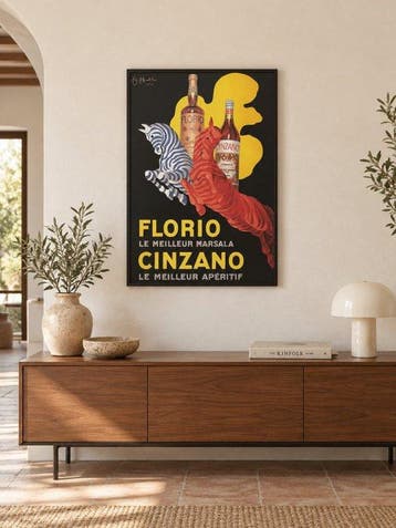 Leonetto Cappiello - Florio Cinzano - Jaren 1970