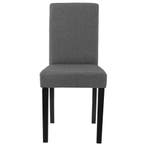 Eetkamerstoel set van 6 Hamburg eetkamerstoelen donkergrijs, Verzenden, Nieuw