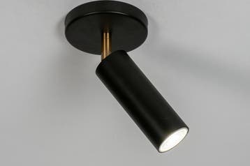 Rietveld Plafondlampen - Zwart - Metaal, Verzenden, Nieuw