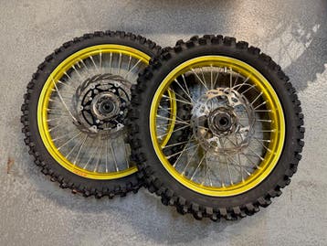Gebruikt: Set Haan Wielen Suzuki RMZ250 2007-2026 RMZ450 200, Ophalen of Verzenden, Nieuw