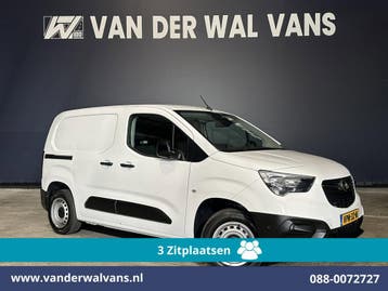 Opel Combo | 1.5D 102pk L1H1 Euro6 Airco | 3-Zits | Camera |, Gebruikt, Euro 6, Wit, Dealer onderhouden