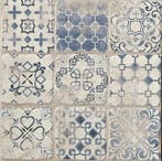 Vloertegel/Wandtegel Blauw 33x33cm (Muurtegels), Doe-het-zelf en Verbouw, Tegels, Keramiek, Nieuw, Ophalen of Verzenden, 20 tot 40 cm