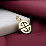 Gouden hanger van Chinees gelukssymbool (Hanger of bedel), Ophalen of Verzenden, Gebruikt, Goud, Overige merken