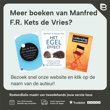 De CEO fluisteraar - Manfred F.R. Kets de Vries, Boeken, Verzenden, Zo goed als nieuw, Manfred F.R. Kets de Vries