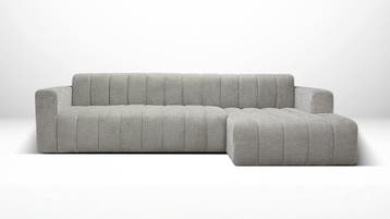 Hoekbank Soho - Sage / Hoek rechts, 250 tot 300 cm, Verzenden, Hoekbank, Nieuw
