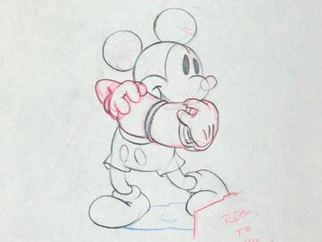 Walt Disney - Mickey Mouse-productie-tekening (1939) -, Nieuw