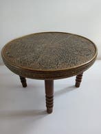 Bijzettafel - Hout, Koper - Oosters - Antiek