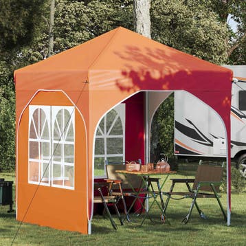 vidaXL Pop-up partytent 192 x 192 x 245 cm Oranje, Verzenden, Nieuw, Partytent