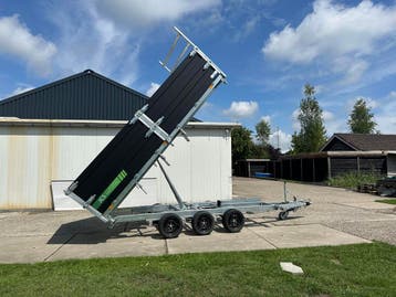 Tridem kipper aanhangwagen 400x200, 3500kg FULL OPTION, Auto diversen, Ophalen of Verzenden, Nieuw